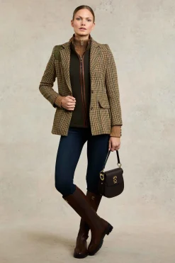 Single Breasted Field Blazer (Hailes Green Tweed)