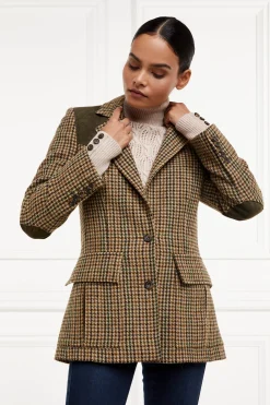 Single Breasted Field Blazer (Hailes Green Tweed)