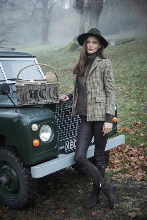 Single Breasted Field Blazer (Hailes Green Tweed)