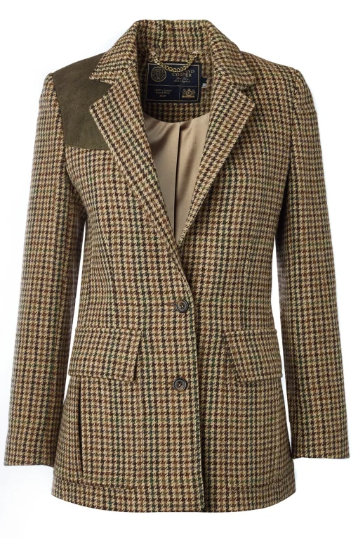 Single Breasted Field Blazer (Hailes Green Tweed)