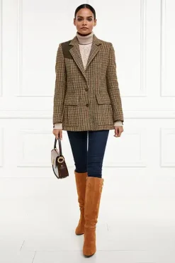 Single Breasted Field Blazer (Hailes Green Tweed)