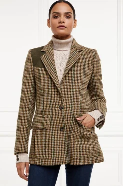 Single Breasted Field Blazer (Hailes Green Tweed)