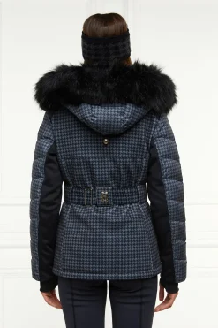 Ski Jacket (Mono Houndstooth)