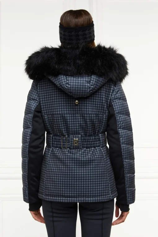 Ski Jacket (Mono Houndstooth)