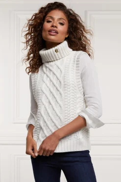 Sleeveless Knit (Oyster)