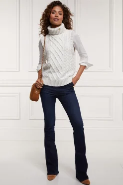 Sleeveless Knit (Oyster)