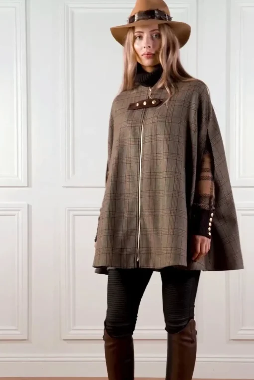 Slim Cape (Bourbon Tweed)