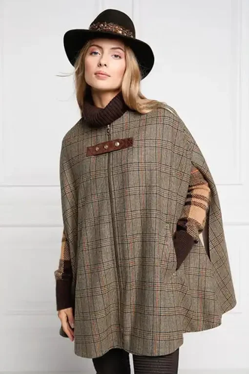 Slim Cape (Bourbon Tweed)