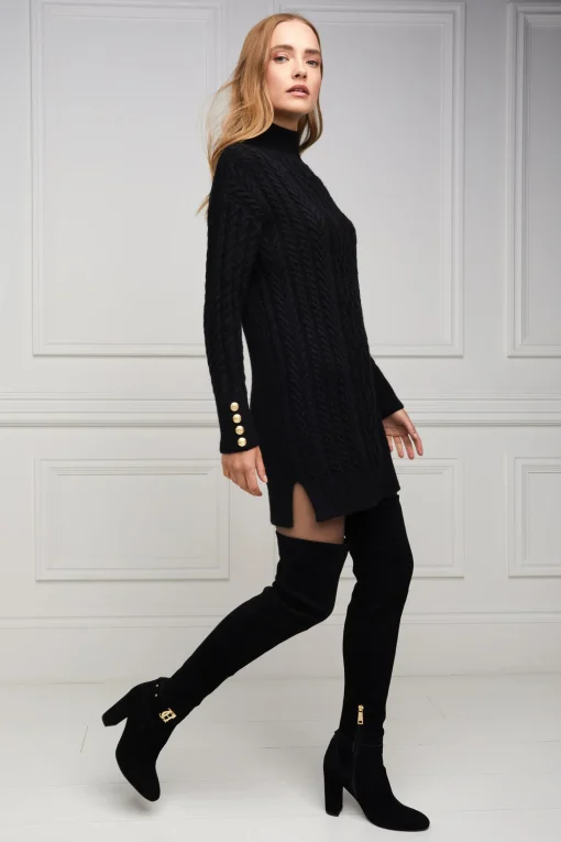 Sloane Over The Knee Boot (Black)