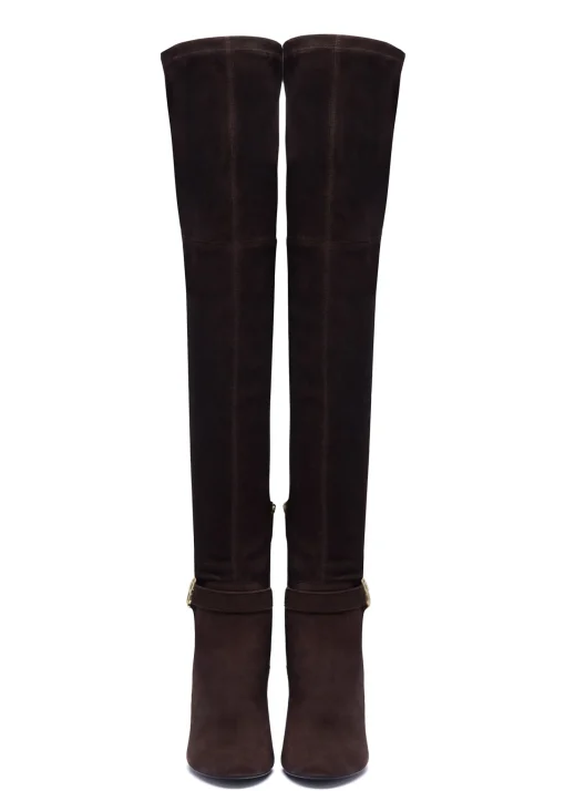 Sloane Over The Knee Boot (Chocolate)