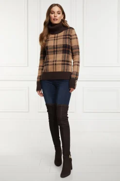 Sloane Over The Knee Boot (Chocolate)