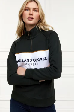 Sporting Heritage Zip Henley (Racing Green)