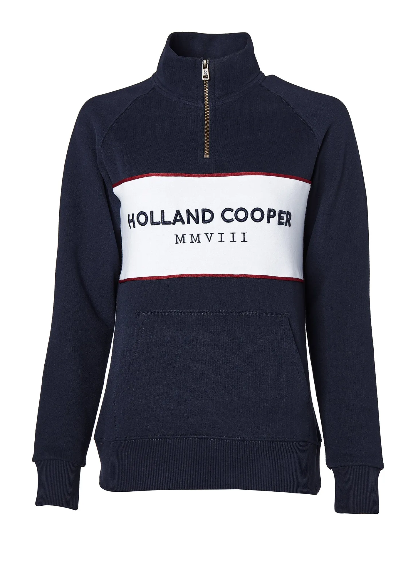 Sporting Heritage Zip Henley (Ink Navy)