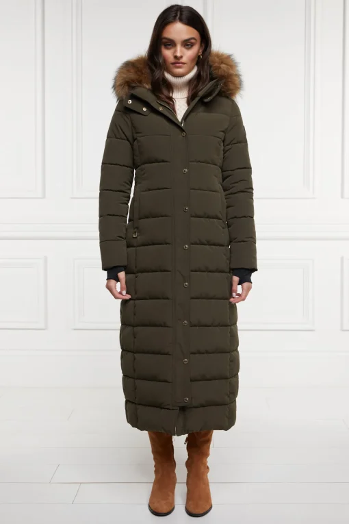Stoneleigh Longline Coat (Khaki)