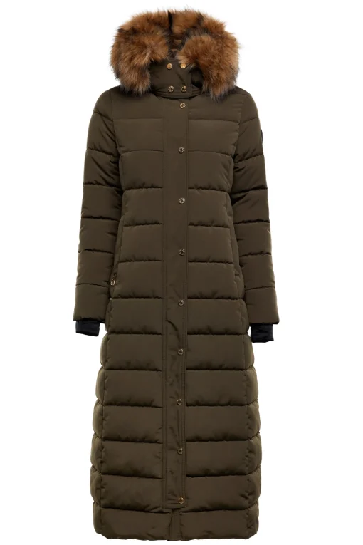 Stoneleigh Longline Coat (Khaki)