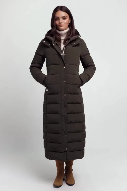 Stoneleigh Longline Coat (Khaki)