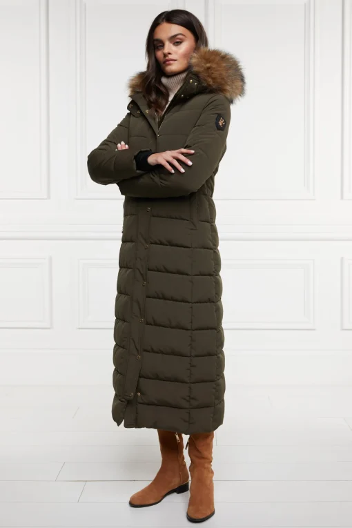 Stoneleigh Longline Coat (Khaki)