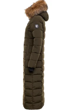 Stoneleigh Longline Coat (Khaki)