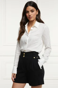 Tailored Short (Black Linen)
