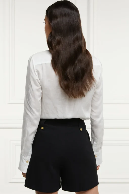Tailored Short (Black Linen)