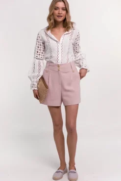Tailored Short (Pink Linen)