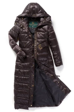 The Arosa Longline Coat (Chocolate)