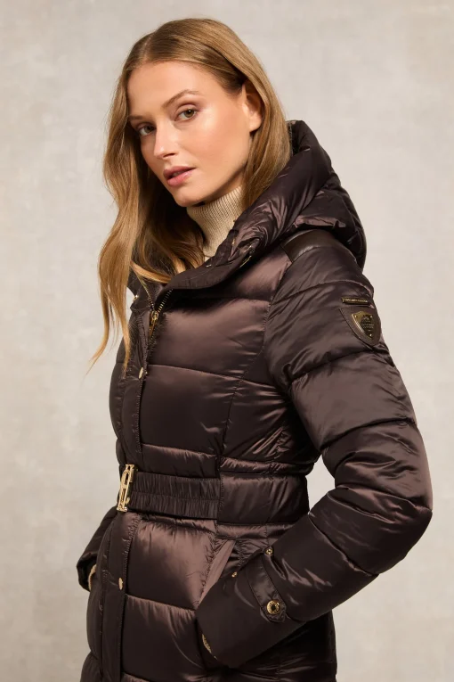 The Arosa Longline Coat (Chocolate)