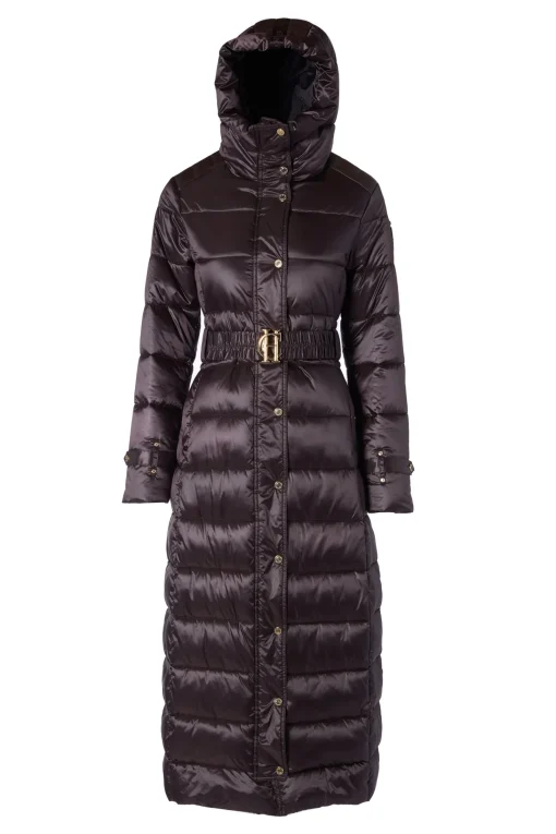 The Arosa Longline Coat (Chocolate)