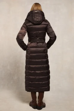 The Arosa Longline Coat (Chocolate)