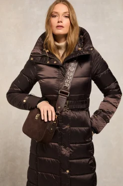 The Arosa Longline Coat (Chocolate)