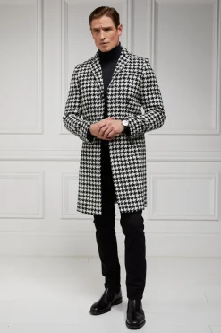 The Cheltenham Coat (Large Scale Houndstooth)