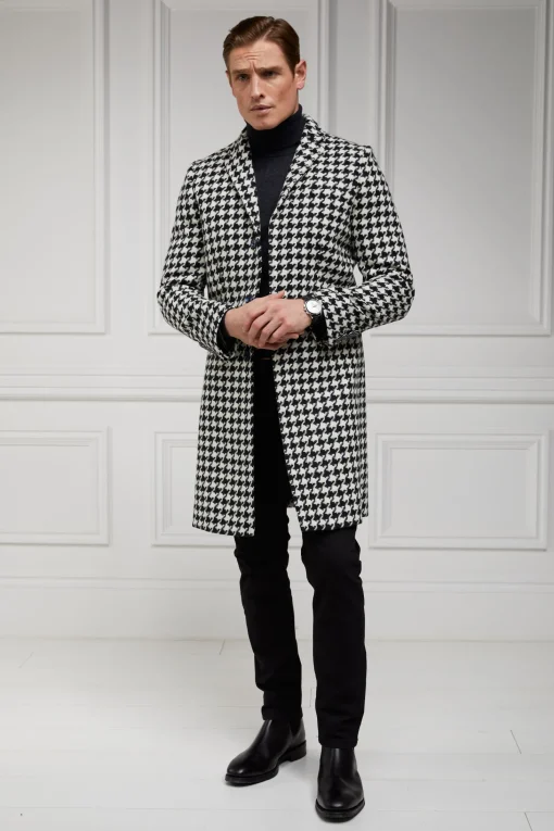 The Cheltenham Coat (Large Scale Houndstooth)