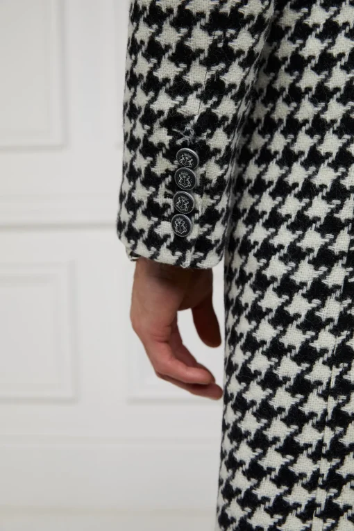 The Cheltenham Coat (Large Scale Houndstooth)
