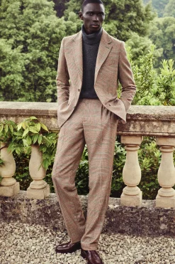 The Classic Trouser (Clarence Check Forest)