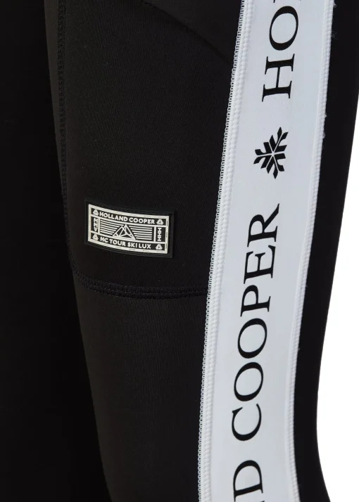 Thermal Panel Ski Leggings (Black)