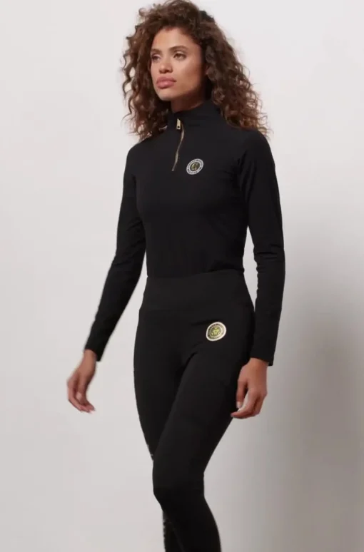 Thermal Ski Panel Base Layer (Black)