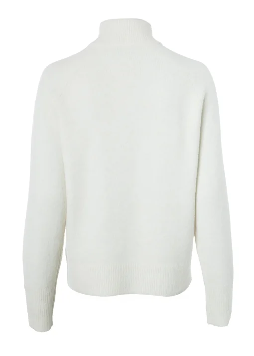 Tori Quarter Zip Knit (Natural)