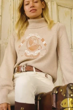 Tour Roll Neck Knit (Camel)
