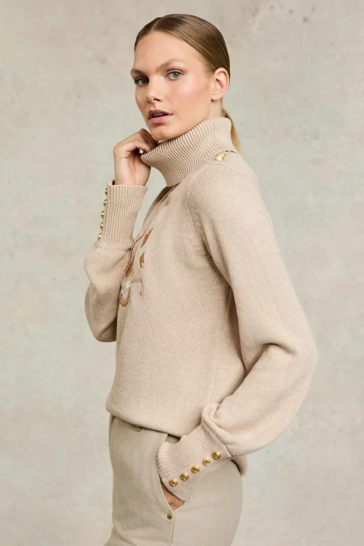 Tour Roll Neck Knit (Camel)