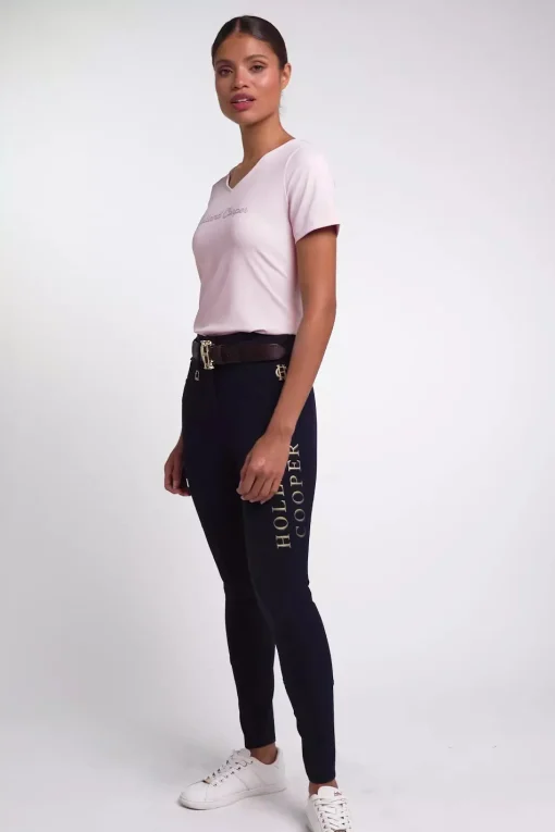 Training V-Neck Tee (Blush)