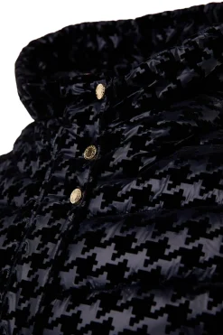 Vermont Gilet (Mono Houndstooth)