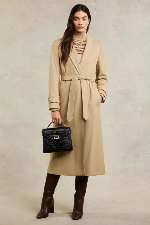 Wrap Coat (Camel)