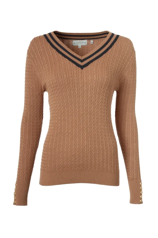 Zoe Knit (Dark Camel Marl)